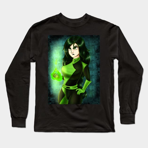 Shego Long Sleeve T-Shirt by Dream Elixir